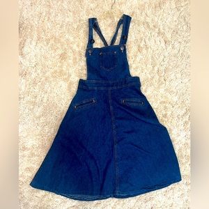 Anthropologie Overall Denim Dress